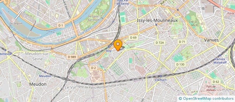 localisation de l'entreprise MONSIEUR SIMON CHAZEL à ISSY-LES-MOULINEAUX