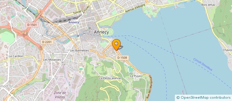 localisation de l'entreprise MONSIEUR SIMON CHENU à ANNECY