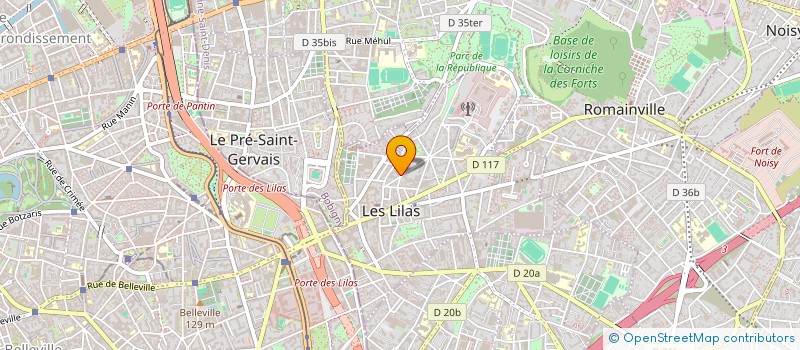 localisation de l'entreprise MONSIEUR SIMON CHENUT à LES LILAS