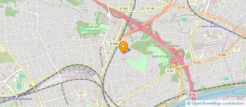 localisation de l'entreprise MONSIEUR SIMON CHRISTIANY  ARGENTEUIL