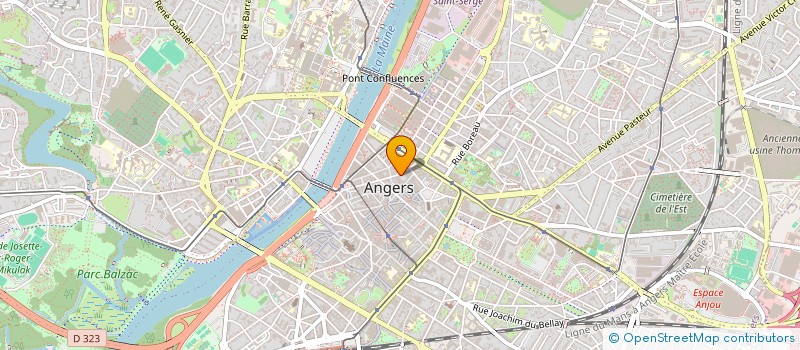 localisation de l'entreprise MONSIEUR SIMON CLAVREUIL  ANGERS