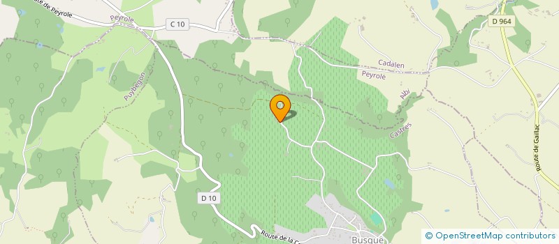 localisation de l'entreprise MONSIEUR SIMON CLERO  BUSQUE