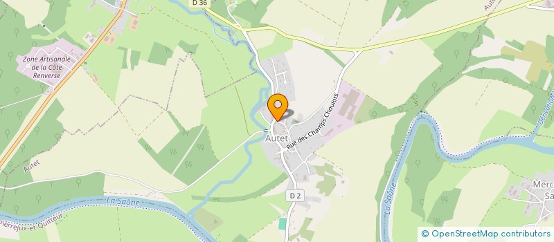 localisation de l'entreprise MONSIEUR SIMON COLLIN  AUTET