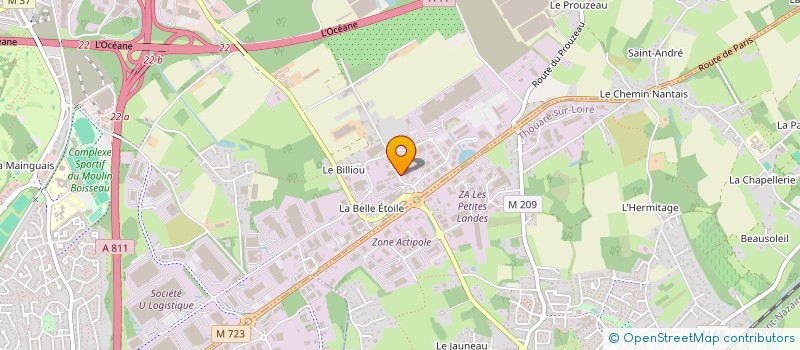 localisation de l'entreprise MONSIEUR SIMON CORABOEUF  CARQUEFOU