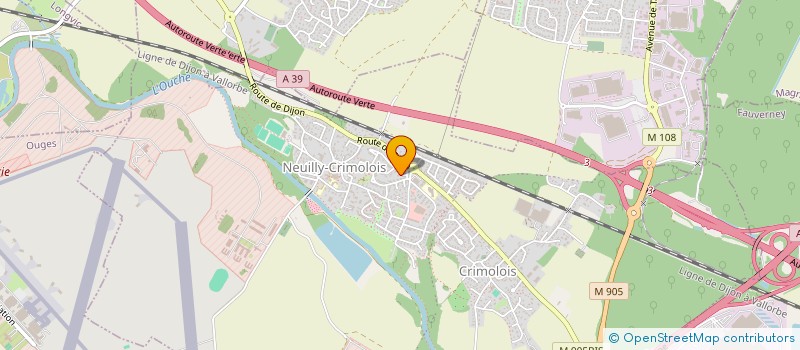 localisation de l'entreprise MONSIEUR SIMON CORNUT  NEUILLY-CRIMOLOIS