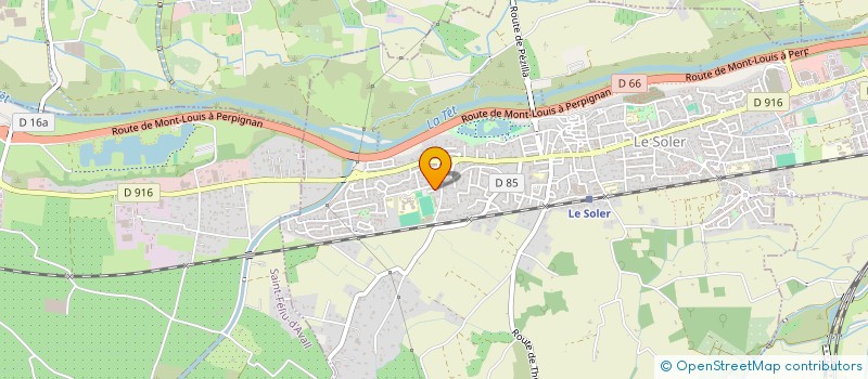 localisation de l'entreprise MONSIEUR SIMON COSTA  LE SOLER