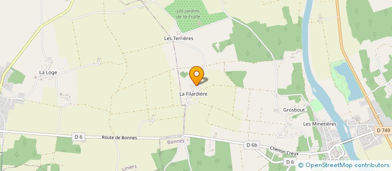 localisation de l'entreprise MONSIEUR SIMON COURTIN à BONNES