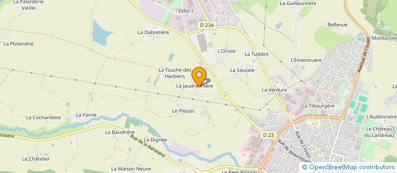 localisation de l'entreprise MONSIEUR SIMON COUTAND à LES HERBIERS