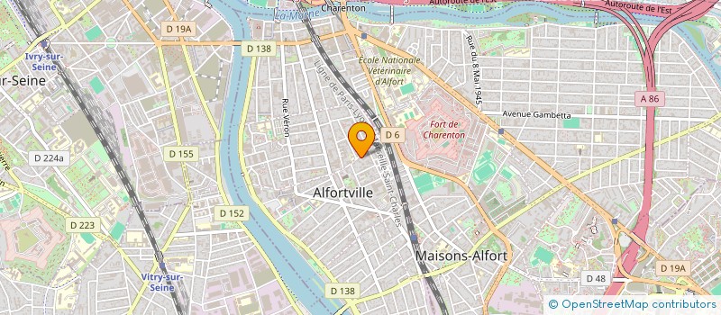 localisation de l'entreprise MONSIEUR SIMON DANOU à ALFORTVILLE