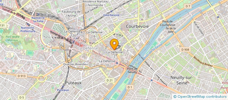 localisation de l'entreprise MONSIEUR SIMON DARRICAU à COURBEVOIE