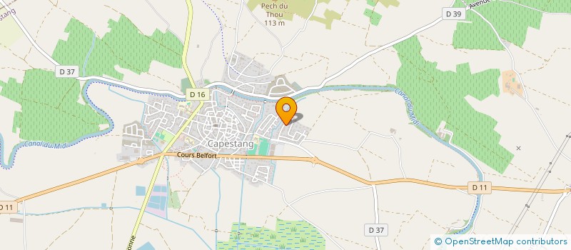 localisation de l'entreprise MONSIEUR SIMON DARSA à BEZIERS