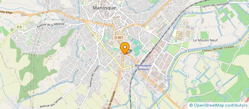 localisation de l'entreprise MONSIEUR SIMON DAUMAS à MANOSQUE