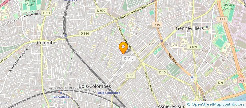 localisation de l'entreprise MONSIEUR SIMON DAUTUN à BOIS-COLOMBES