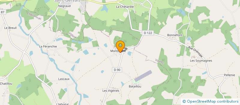 localisation de l'entreprise MONSIEUR SIMON DAY à CHERONNAC
