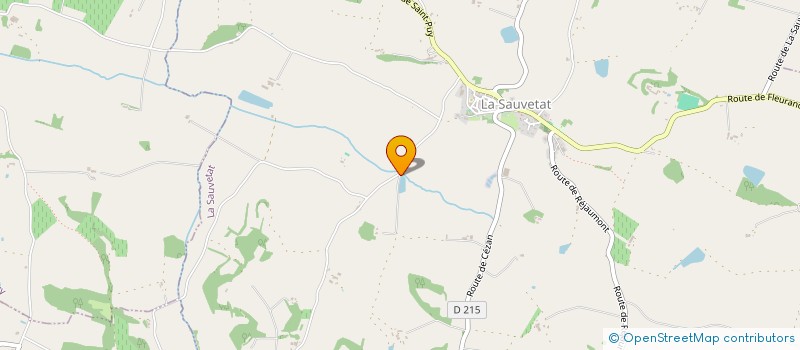 localisation de l'entreprise MONSIEUR SIMON DEBELLE  LA SAUVETAT