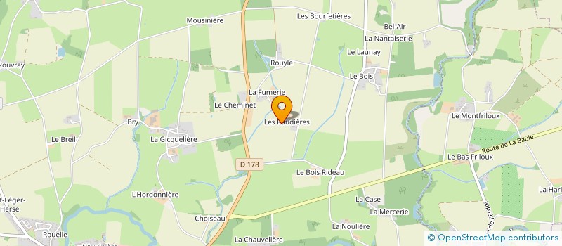 localisation de l'entreprise MONSIEUR SIMON DEBRAY à JOUE-SUR-ERDRE