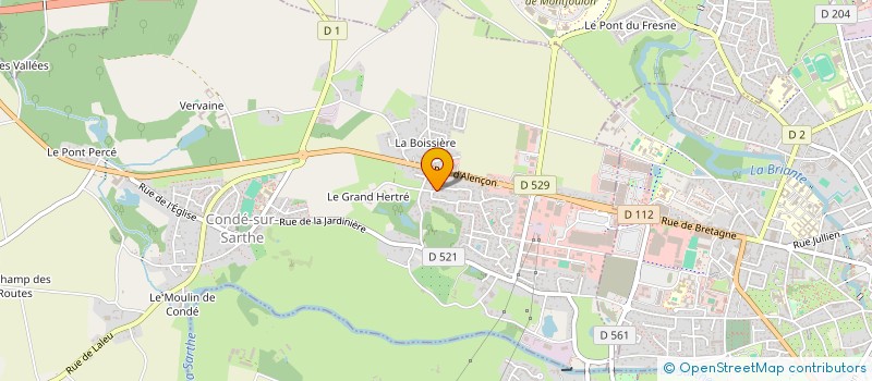 localisation de l'entreprise MONSIEUR SIMON DECAUX à CONDE-SUR-SARTHE
