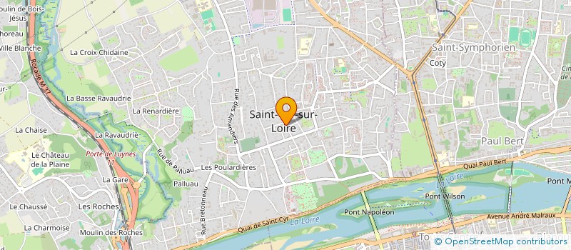 localisation de l'entreprise MONSIEUR SIMON DEGEORGE  SAINT-CYR-SUR-LOIRE