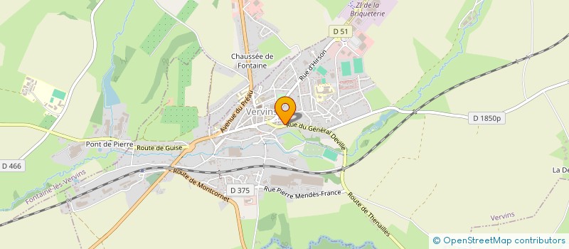 localisation de l'entreprise MONSIEUR SIMON DEGRAEVE  VERVINS