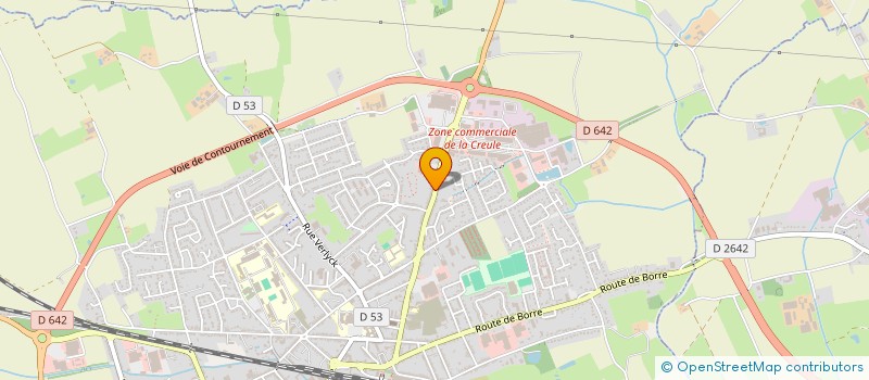 localisation de l'entreprise MONSIEUR SIMON DEHAEZE  HAZEBROUCK