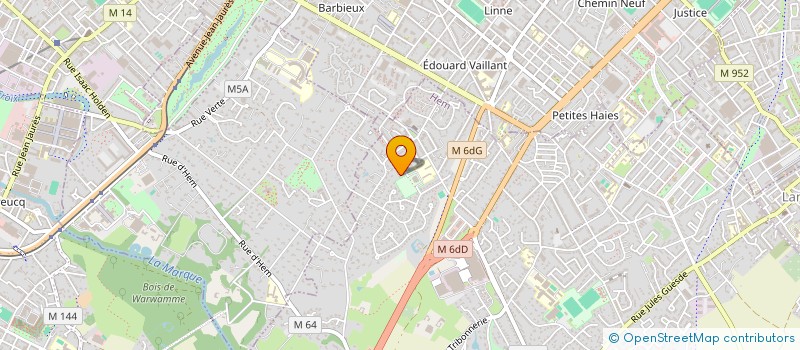 localisation de l'entreprise MONSIEUR SIMON DELAHAYE  HEM