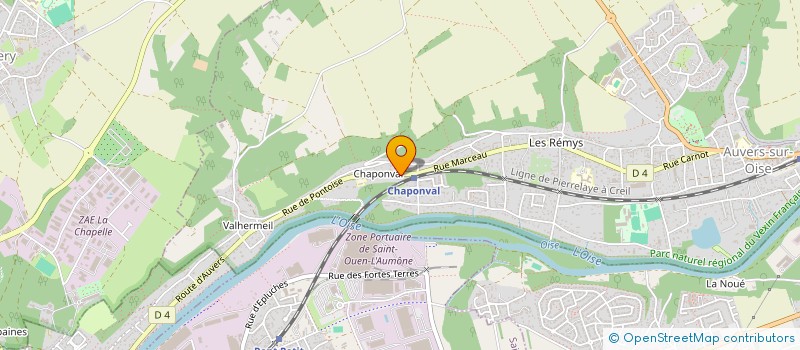 localisation de l'entreprise MONSIEUR SIMON DELAVAUD  AUVERS-SUR-OISE