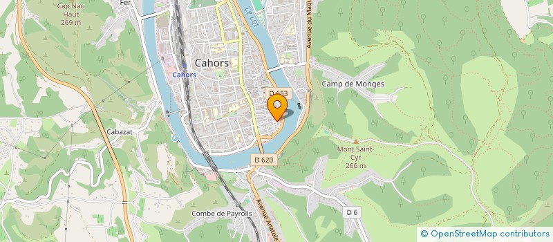 localisation de l'entreprise MONSIEUR SIMON DELCLOUP à CAHORS