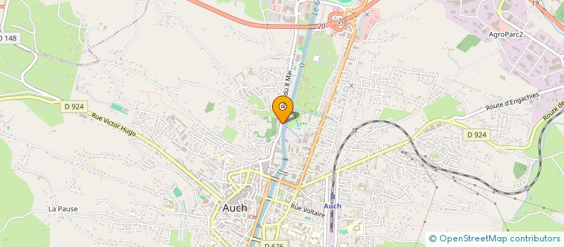 localisation de l'entreprise MONSIEUR SIMON DELPECH  AUCH