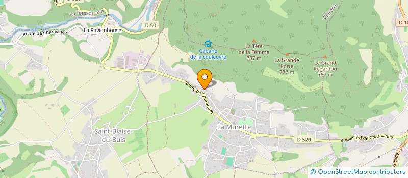 localisation de l'entreprise MONSIEUR SIMON DELVA  LA MURETTE