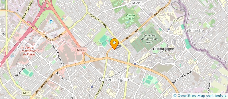 localisation de l'entreprise MONSIEUR SIMON DENNETIERE  TOURCOING