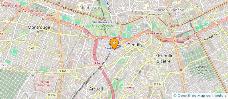 localisation de l'entreprise MONSIEUR SIMON DEPREZ à GENTILLY