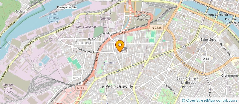 localisation de l'entreprise MONSIEUR SIMON DESCHAMPS à LE PETIT-QUEVILLY