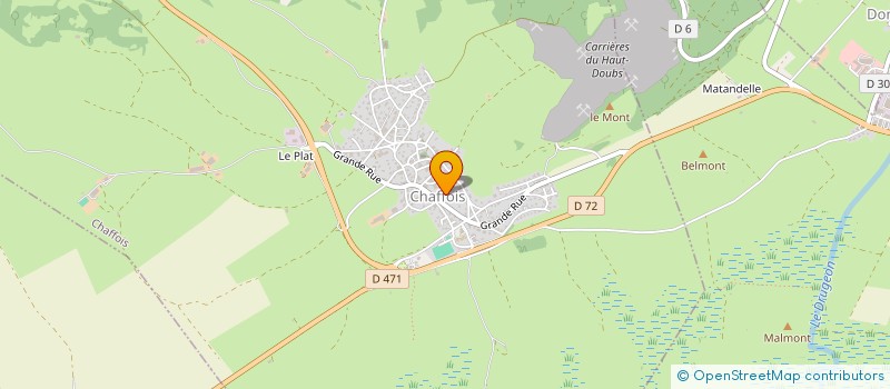 localisation de l'entreprise MONSIEUR SIMON DESTHIEUX  VERRIERES-DE-JOUX