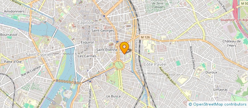 localisation de l'entreprise MONSIEUR SIMON DEYRIS  TOULOUSE