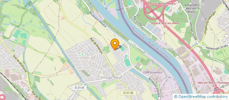 localisation de l'entreprise MONSIEUR SIMON DIEMER  VILLAGE-NEUF