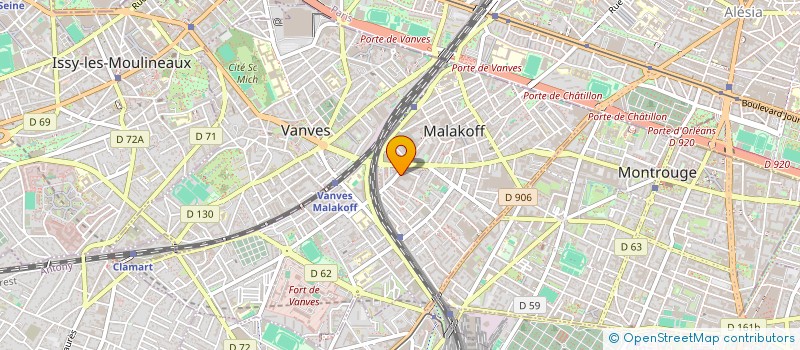 localisation de l'entreprise MONSIEUR SIMON DOLE  MALAKOFF