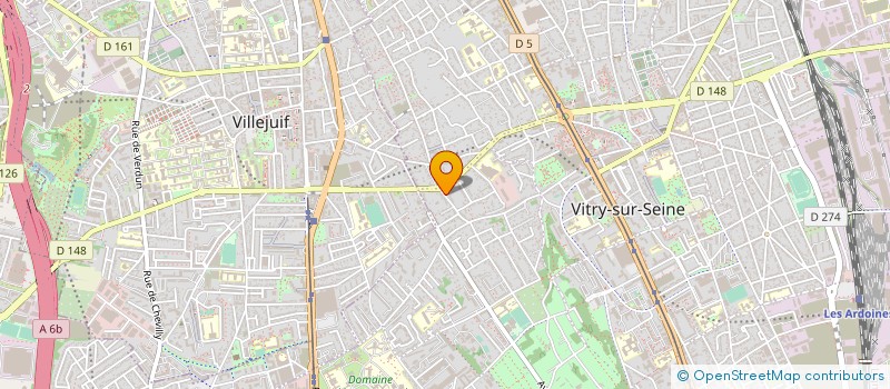 localisation de l'entreprise MONSIEUR SIMON DONG  VITRY-SUR-SEINE