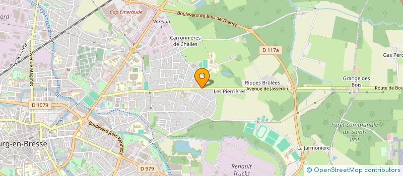 localisation de l'entreprise MONSIEUR SIMON DORRIVAL à BOURG-EN-BRESSE