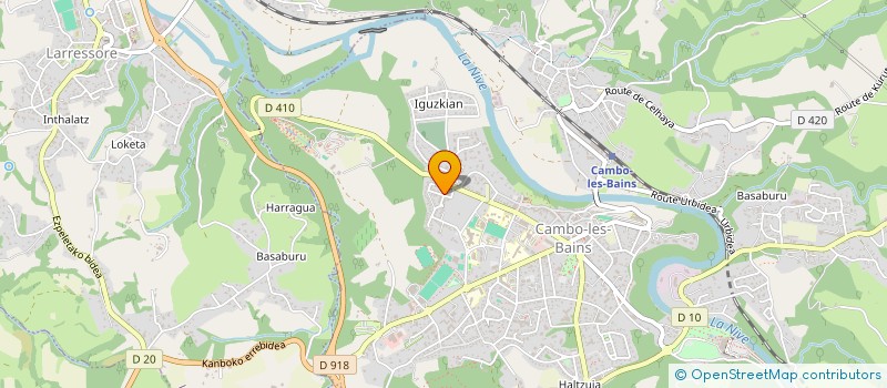 localisation de l'entreprise MONSIEUR SIMON DOS REIS  CAMBO-LES-BAINS