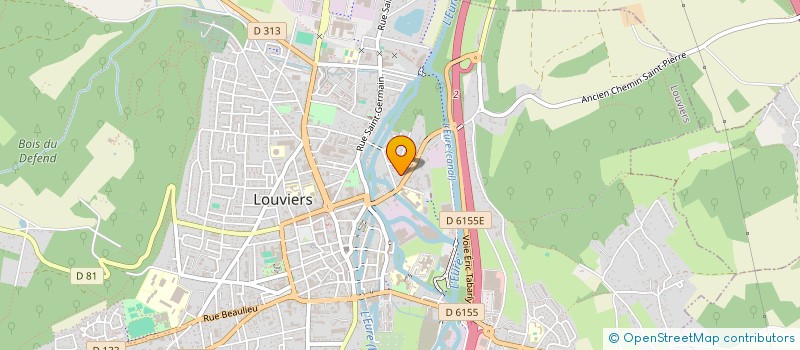 localisation de l'entreprise MONSIEUR SIMON DOS SANTOS-CHION  LOUVIERS