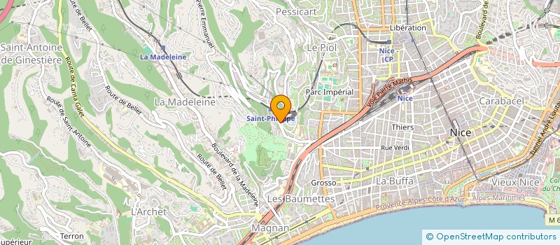 localisation de l'entreprise MONSIEUR SIMON DOZIER à NICE