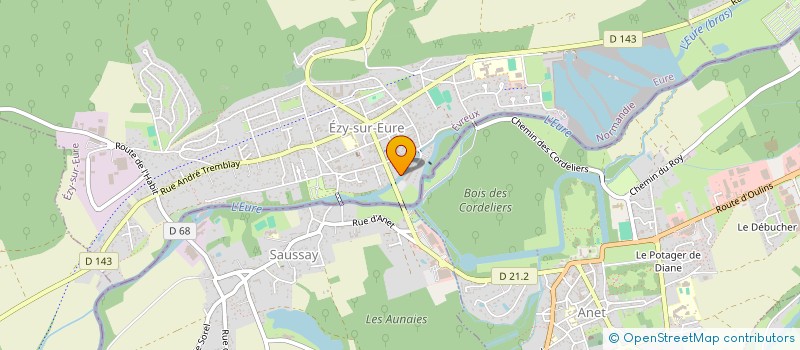 localisation de l'entreprise MONSIEUR SIMON DRAYE-CARBONNIER  EZY-SUR-EURE