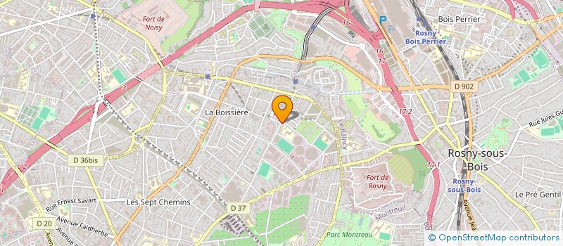 localisation de l'entreprise MONSIEUR SIMON DROUARD  MONTREUIL