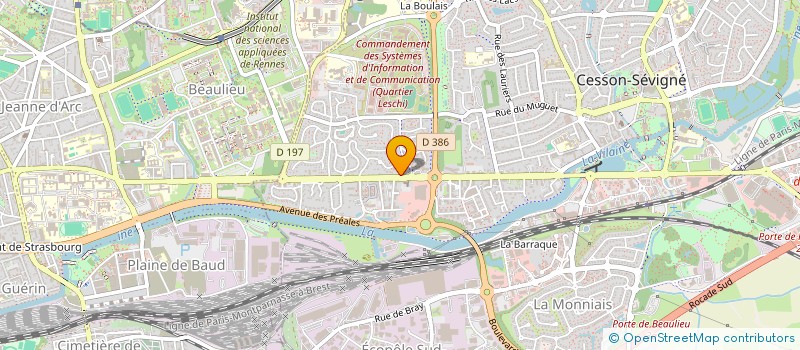 localisation de l'entreprise MONSIEUR SIMON DUBOIS  CHATEAUGIRON