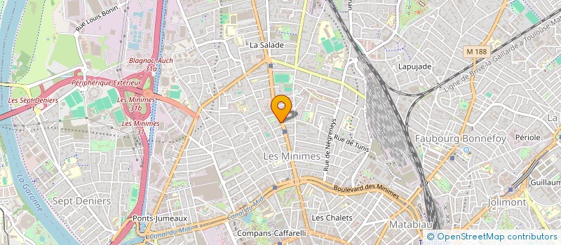 localisation de l'entreprise MONSIEUR SIMON DUBREUIL à TOULOUSE