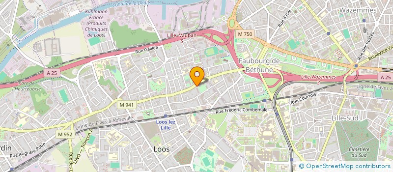 localisation de l'entreprise MONSIEUR SIMON DUBUS à LILLE