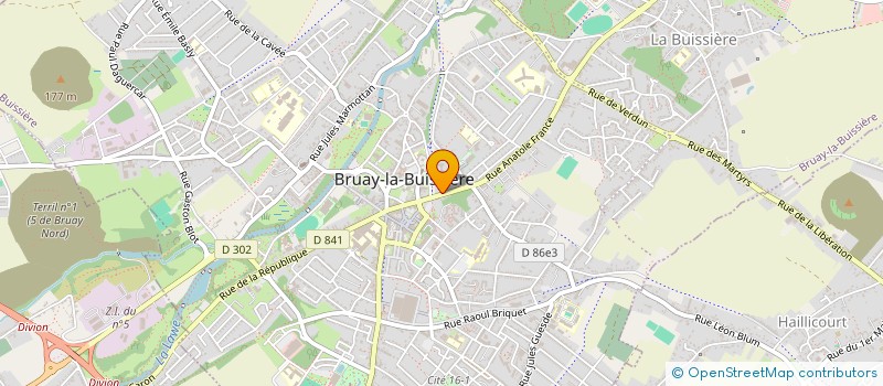 localisation de l'entreprise MONSIEUR SIMON DUCHATEAU  BRUAY-LA-BUISSIERE