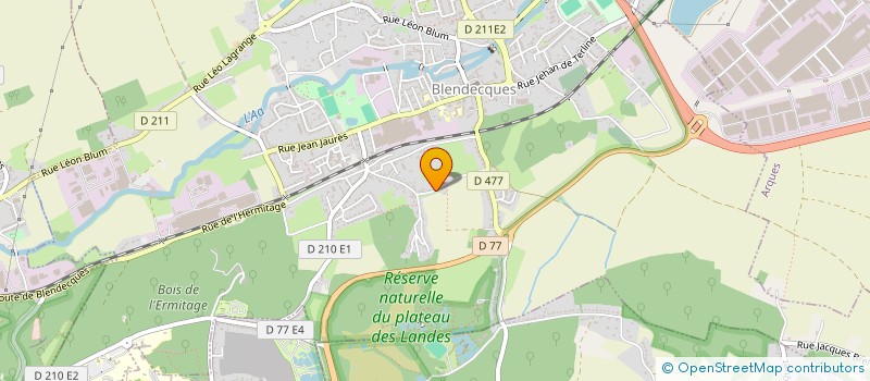 localisation de l'entreprise MONSIEUR SIMON DUCHATEAU  BLENDECQUES