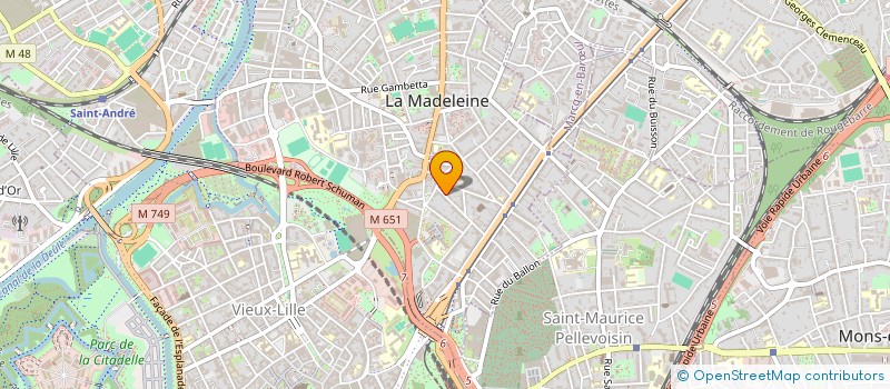 localisation de l'entreprise MONSIEUR SIMON DUCOULOMBIER à LA MADELEINE