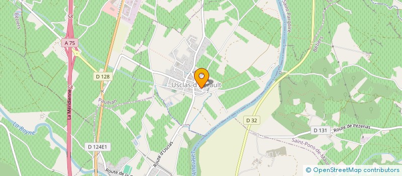 localisation de l'entreprise MONSIEUR SIMON DUCROTOY  USCLAS-D'HERAULT